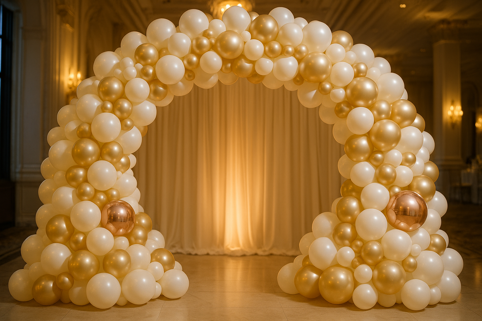 Wedding balloon decoration