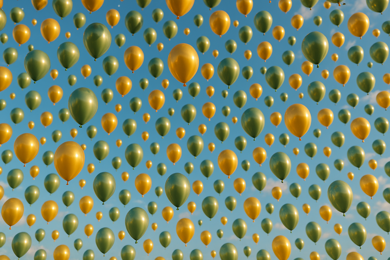 Balloons in sky